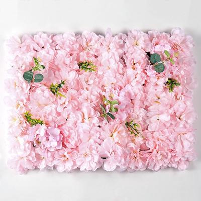 China Artificial Silk Touch Wall Simulation Flowers Natural Floral Wedding/Rose Event Wall/Party Background Flower Wall for sale