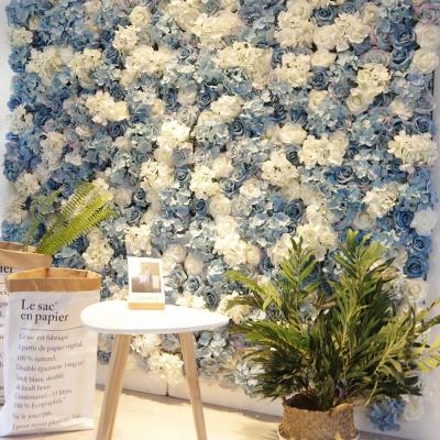 China Natural Stage Decoration Wedding Touch Artificial Flowers Wall Background Silk Flowers for sale