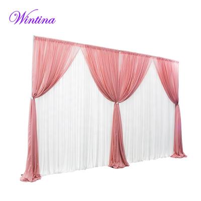 China Modern Wedding/Exhibition/Display Booth/Event/Party/Concert Stage Backdrop View Designs Wintina Aluminum Telescopic Pole, China Supplier For Wedding Backdrop Decoration for sale