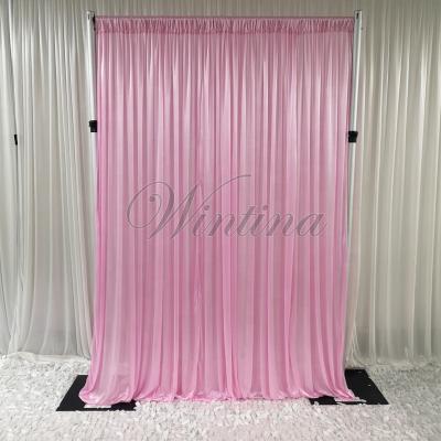 China wedding/exhibition/display/event booth/party/concert Wintina flexible pipe and drape stands/aluminum telescopic pole/wedding backdrop for sale