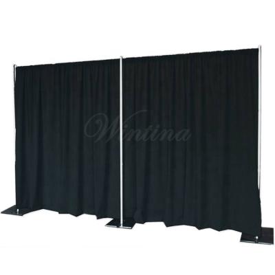 China Wintina Wholesale Party/Concert Wedding/Exhibition/Display/Event/Pipe Booth and Drape Adjustable Trade Show Booth Frame Pipe Fabric Portable Restaurant Room Dividers for sale