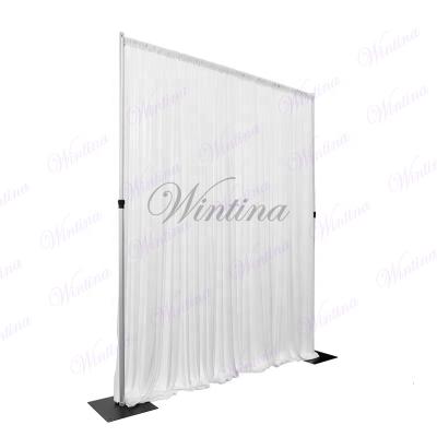 China Wedding/Exhibition/Display/Event/Party/Concert Wintina Telescopic Pipe Booth and Draping Kit With Base Plates. Backdrop Aluminum Frame , Wedding Decoration Backdrop Telescopic Poles for sale