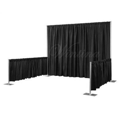 China Cheap price 3x3m party/cencort cheap price 3x3m portable wedding/exhibition/display/trade show booth booth,used wintina pipe drape backdrop stands,pipe frame for party display trade show for sale