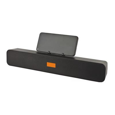 China Cheapest Portable Bass Tv Soundbar Home Theater System Phone Function Wireless Stereo Blue Tooth Speaker with Phone Holder for sale