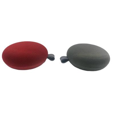 China None Amazon Hot Selling Small Round Mobile Cloth Speaker Stereo Waterproof Wireless Speakers for sale