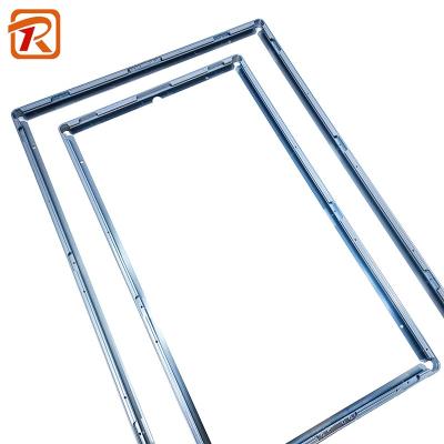 China door & Window Customized Size Anodized Assembled Recessed Aluminum Frame LED Panel Frame LED Profile Light for sale