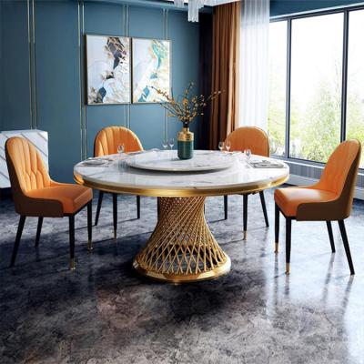 China Round Marble Table Restaurant Furniture Hotel Tables Bestselling Dining Table Bestselling Set for sale