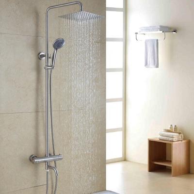 China Without Slide Bar Faucet China Manufacturer Rainfall Thermostati Hand Shower Gift Bathroom Shower Sets for sale