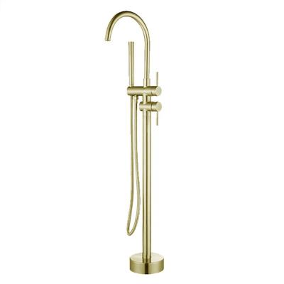 China Without Slide Bar Contemporary China New Design Bathroom Gold Bathtub Faucet Sprayer for sale