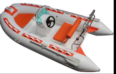 China 2022 rigid bottom inflatable boat 12ft rib360B with console and seat zu verkaufen