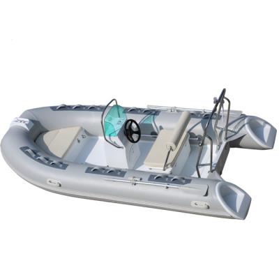 중국 2022 rib boat inflatable rigid hull boats 13ft 3.9m orca hypalon rib boat simple version  rib390B 판매용