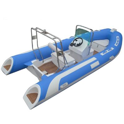 Κίνα 2022  orca inflatable  boat  480cm length with light arch  rib480A with teak floor προς πώληση