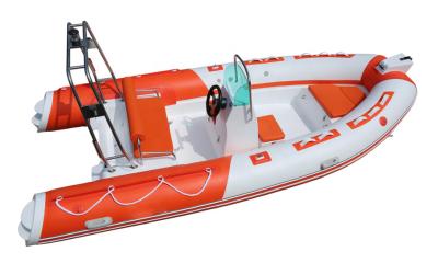 China 2022 PVC rigid rib  boat 16ft  extra wide  rib480W with side seat en venta