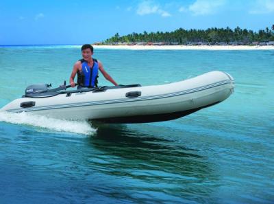 China Aluminiumboden-rollen faltendes Segeln-Schlauchboot, 250cm PVC oben aufblasbares Boot mit Latte zu verkaufen