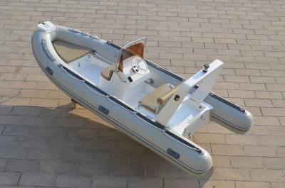 China Big Width Small Rib Boat 4.8m PVC Color Customized 8 Person Fishing Boat for sale