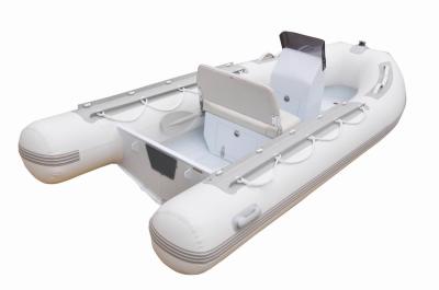 China 12,6 Voet van de Aluminiumrib de Boot de Dubbele Dek Geschilde Rubberboot van 380 Cm Lichtgewicht voor Offerte Te koop