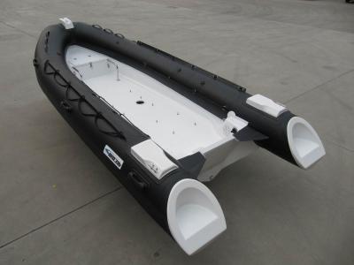 China 480Cm Long Frp Rigid Inflatable Rib Boat , 8 Person Inflatable Boat With Locker Console for sale