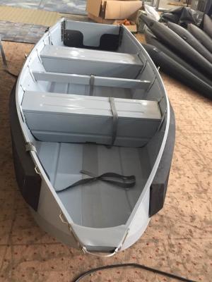 China El rowing dobló el barco de aluminio lleno de la costilla con los pontón protectores en venta