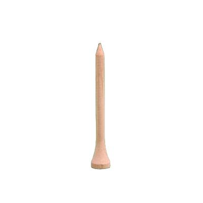 China Factory direct hot sale BAMBOO 7.0cm wooden golf tee good quality made in China for sale