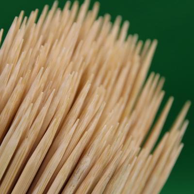 China Vegan Non-Stick Organic Bamboo Disposable Wholesale BBQ Skewer Bamboo Sticks For Fruit for sale