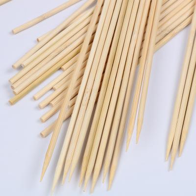 China Professional BBQ Non-Stick Hot Bamboo Disposable Tool Raw Material Stick Skewer BBQ Amazon Grill Garden for sale