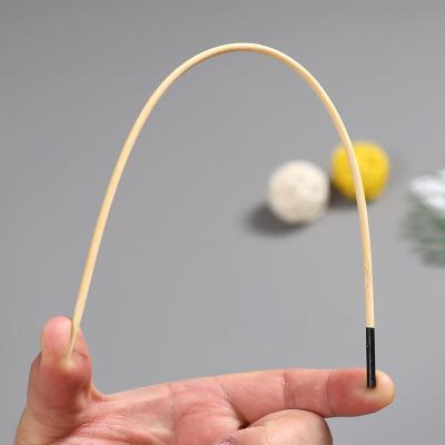 China Factory Sales Hot Dog Non-Stick Bamboo BBQ Sticks Chinese Wholesale Bamboo Skewer Stick Disposable BBQ Tool For Travel BBQ Using for sale