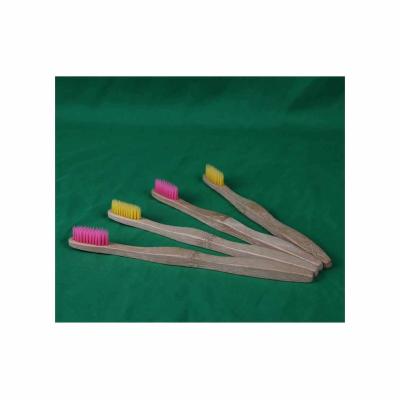 China Wholesale 100% Disposable Biodegradable Natural Bamboo Wooden Handle Hotel Bamboo Toothbrush for sale