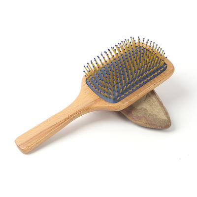 China For Commercial 2022 Years Grade Bamboo Comb Air Paddle Comb Cushion Luxury Non-static Massage Comb Hair Brush For Hotel Salon Travel Home Use for sale