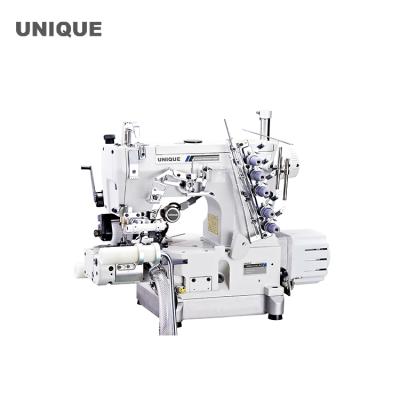 China Garment shops cylinder-bed GK664--33AC series underwear coverstitch interlock sewing machine with straight cutter for sale