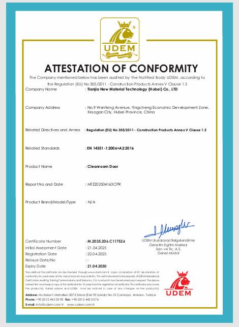 CE - Tianjia New Material Technology (Hubei) Co., Ltd