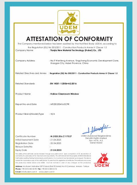 CE - Tianjia New Material Technology (Hubei) Co., Ltd