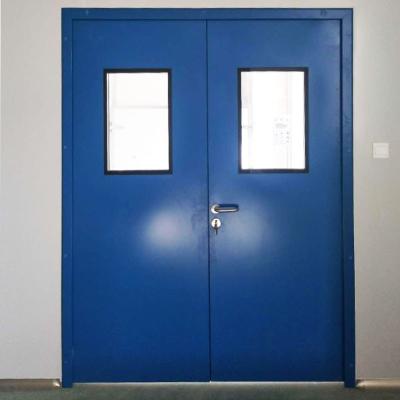 China Stainless Steel Clean Room Door Environmental Protection Double Swing Door For Hospital for sale