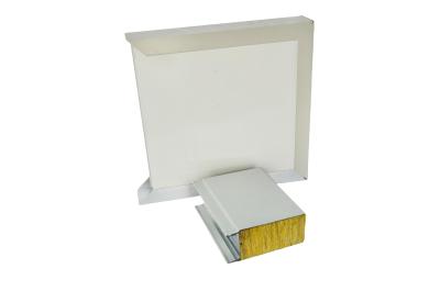 China Light And Thin Rock Wool Sandwich Panel For Clean Room In Chemical Industry for sale