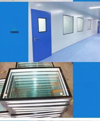 China Insulating Soundproof Class 100000 Cleanroom Window For Food Beverage Factory for sale