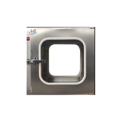 China Fire - Proof Cleanroom Stainless Steel Pass Through Window For Hospital / Interlock Pass Box For Clean Room for sale