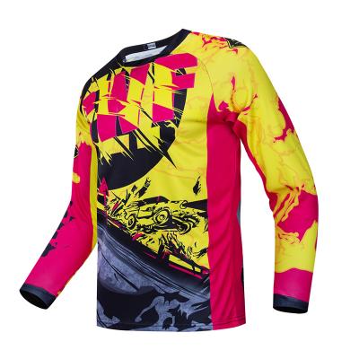 China Breathable Custom Sublimation Print Mountain Bike Jersey Breathable Cycling Wear MTB Tank Top for sale