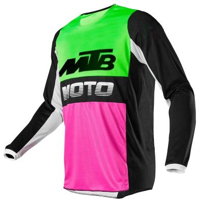 China Anti-UV custom racing motorcycle jersey motocross bmx bike / long sleeve motorcycle t-shirt for sale