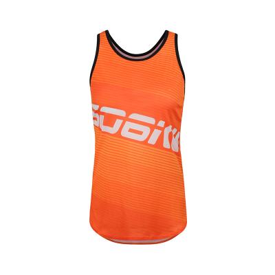 China Breathable Custom Design High Quality Cheap Sublimated Running Ladies Womens Singlet for sale