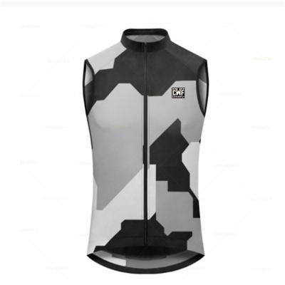 China Pro Team Breathable Sleeveless Lightweight Windproof Vest Windstopper Cycling Tank Top Cycling Vest for sale