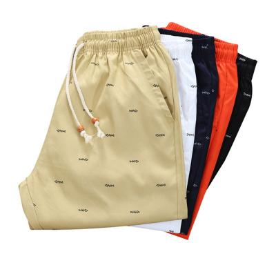 China QUICK DRY 2022 summer new casual pants men's pants beach pants shorts men's cotton men's beach shorts for sale