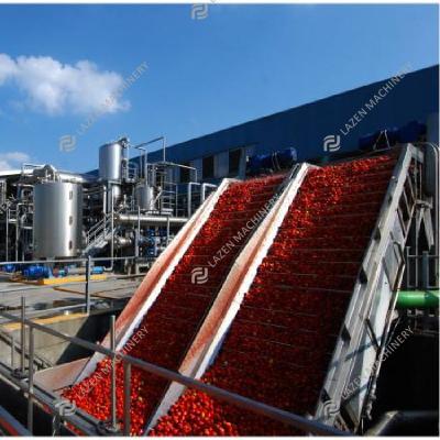 China Tomato Sauce Making Machine Production Line Customized 28-30% 36-38% Brix Ketchup Concentrated Tomato Paste Sauce Making Machine Production Line Factory for sale