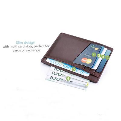 China Fashion Shorts Wallets Men Card Holder Slim Pure Leather Wallet For Men Customized Natural Leather Wallet for sale