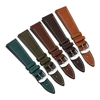 China Leather Premium 2019 Leather Watch Strap Customize Leather Watch Strap Mens Watch Leather Strap for sale