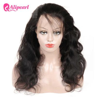 China Natural Black 360 Brazilian Curly Lace Closure , 360 Lace Frontal Body Wave for sale