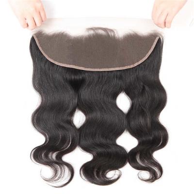 China 13×6 Inches Brazilian Lace Frontal Closure , Body Wave Lace Frontal Pieces for sale