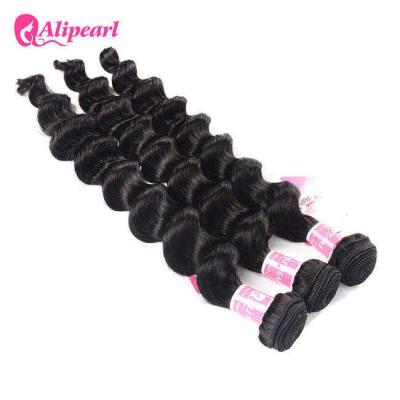 China Loose Deep Wave Brazilian Human Hair Bundles 8A Virgin Remy Hair Weave for sale