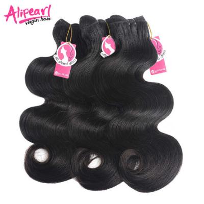 China Body Wave Mink 10A Virgin Hair Weave 3 Bundles , Mink Brazilian Curly Hair for sale