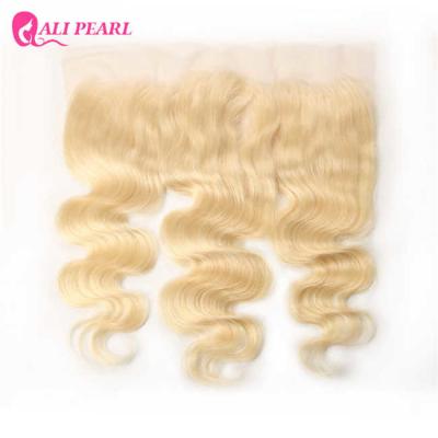 China Brazilian 613 Human Hair Weave Lace Frontal 13×4 Inches Body Wave No Tangling for sale