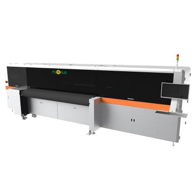 China Hotels Flora CMYK Color AQ/AC 2.5m Format DOD Inkjet Printer Flatbed UV Wide UV Printer Flatbed Machine for Corrugated Package for sale