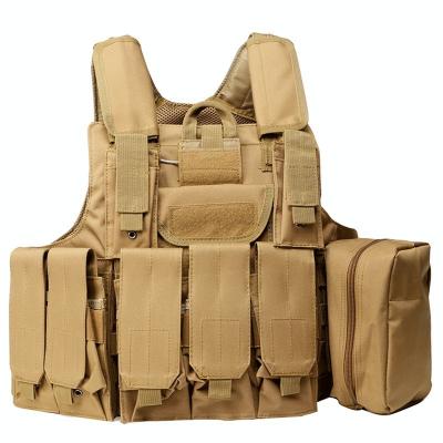 China Outdoor Activities Outdoor Tactical Vest Adjustment Multicam Molle Adjustable Vest Mag Pouches Gear for sale